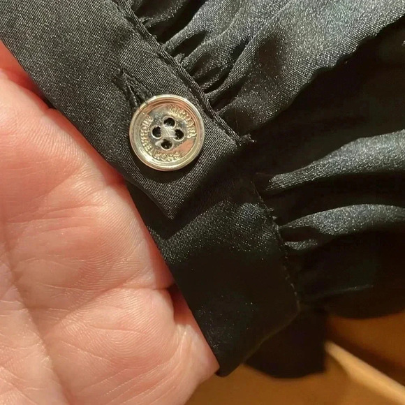 Michael Kors Black Blouse-8 - Picture 4 of 7
